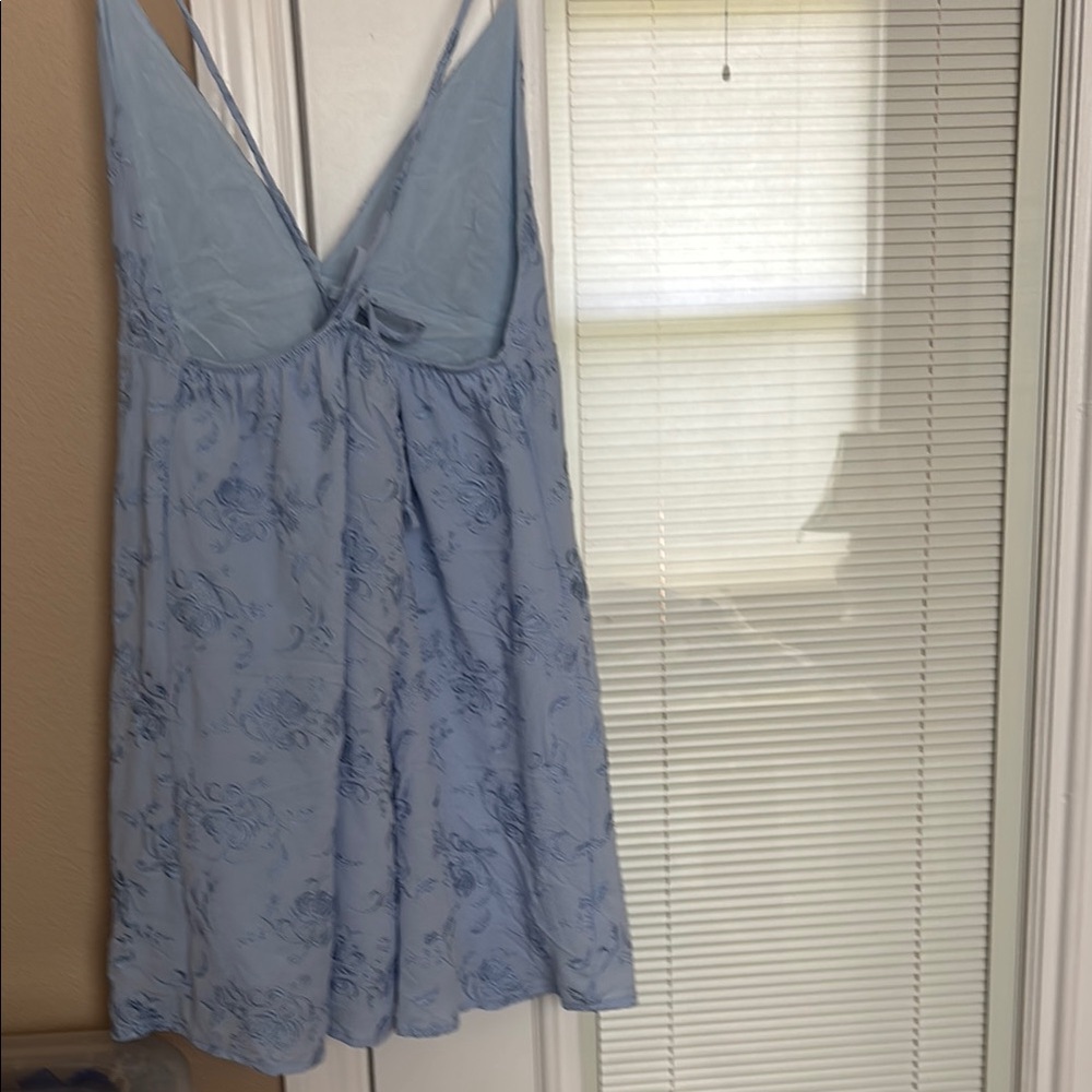 Honey Punch Sky Blue Strappy Top